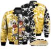 Match My Kids Shirt Yz 700 V3 Mono Safflower - We Bay-Bay Kids 90s Melanin Tiedye - Mono Safflower 700s Gifts Unisex Matching 3D Bomber Jacket