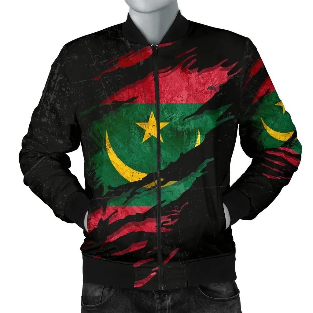 Mauritania In Me Men's Bomber Jacket - Special Grunge Style A31 Bomber Jacket Mauritania In Me Men's Bomber Jacket - Special Grunge Style A31 Bomber Jacket