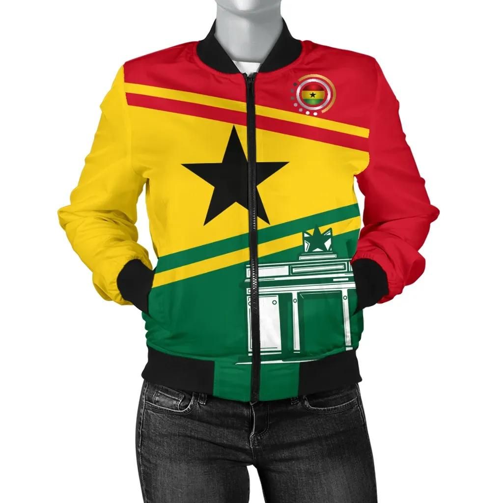Men Bomber jacket - Ghana Independence Day - BN17 Bomber Jacket Men Bomber jacket - Ghana Independence Day - BN17 Bomber Jacket