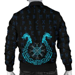Aegishjalmur Helm Of Awe Blue Edition A27 Bomber Jacket