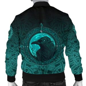 Ethnic Odin Raven Cyan A31 Bomber Jacket