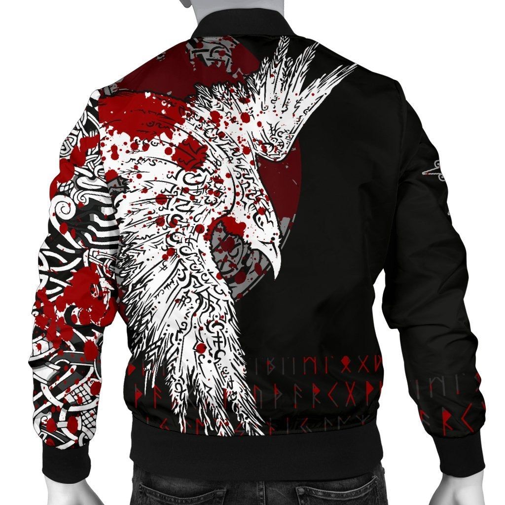 Mens-Bomber-Jacket-Mystical-Raven-Tattoo-Blood-A31-Bomber-Jacket-2