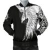 Men's Bomber Jacket Mystical Raven Tattoo Special A31 Bomber Jacket