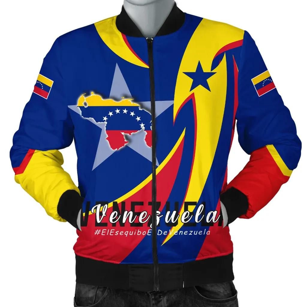 Men's Bomber Jacket - Venezuela In My Heart A30 Bomber Jacket Men's Bomber Jacket - Venezuela In My Heart A30 Bomber Jacket