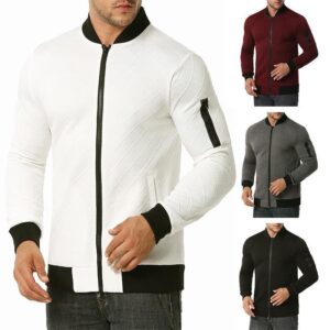 Mens Cotton Overall Coat Bomber Jackethirts Bomber Jacket