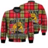 Merry Christmas American Bully The Coolest Dog Retro Christmas Holiday Gifts Unisex 3D Bomber Jacket
