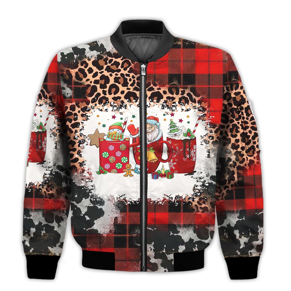 Merry-Christmas-Christmas-Coffee-Drink-Santa-Claus-Cute-Retro-Christmas-Holiday-Gifts-Unisex-3D-Bomber-Jacket-1