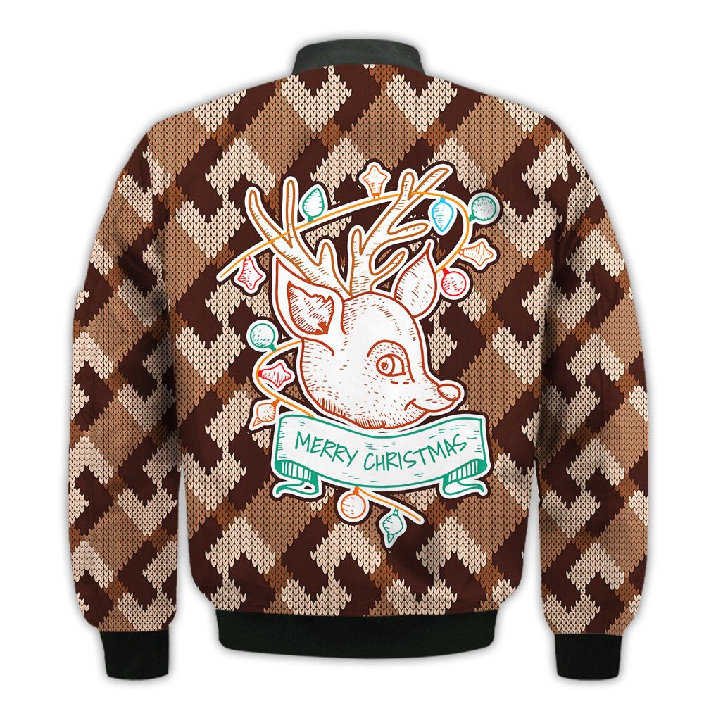 Merry-Christmas-Colorful-Deer-Retro-Christmas-Holiday-Gifts-Unisex-3D-Bomber-Jacket-2
