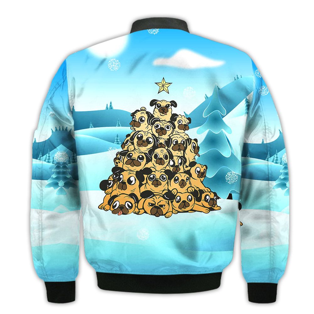 Merry-Christmas-Pug-Dogs-Christmas-Tree-Retro-Christmas-Holiday-Gifts-Unisex-3D-Bomber-Bomber-Jacket-2