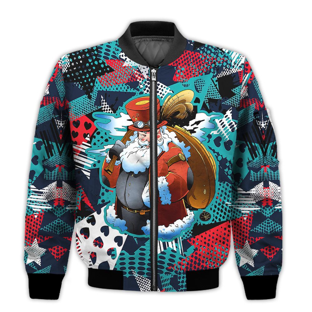 Merry-Christmas-Santa-Claus-Carrying-Bag-Of-Gifts-Retro-Christmas-Holiday-Gifts-Unisex-3D-Bomber-Bomber-Jacket-1