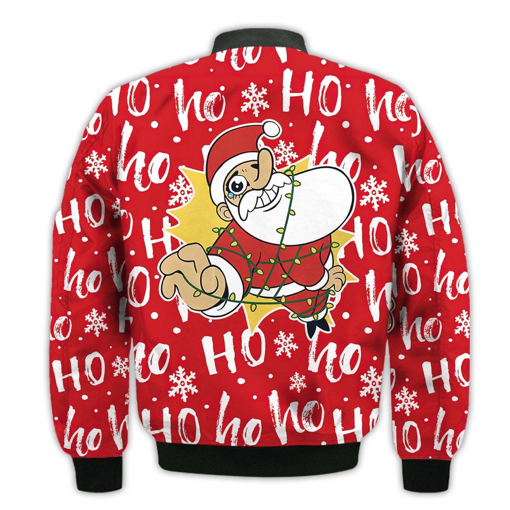 Merry-Christmas-Santa-Claus-In-Xmas-Lights-Retro-Christmas-Holiday-Gifts-Unisex-3D-Bomber-Bomber-Jacket-2