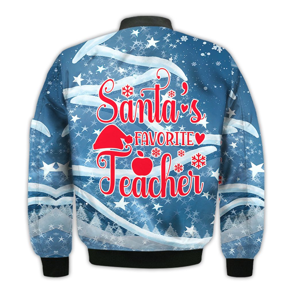 Merry-Christmas-Santas-Favorite-Teacher-Retro-Christmas-Holiday-Gifts-Unisex-3D-Bomber-Bomber-Jacket-2