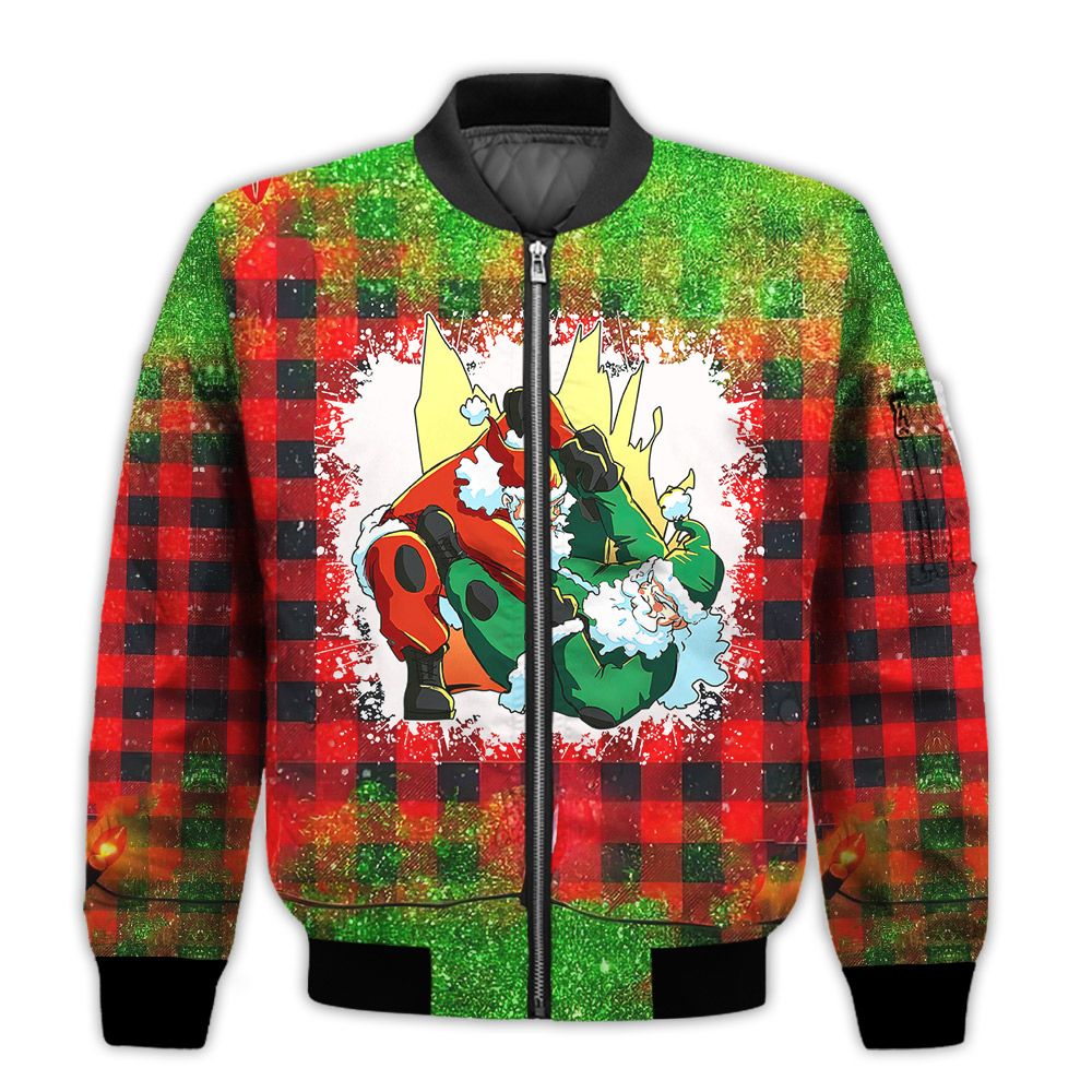 Merry-Christmas-Santas-Fight-Retro-Christmas-Holiday-Gifts-Unisex-3D-Bomber-Bomber-Jacket-1