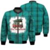 Merry Christmas 'Tis The Season Car Retro Christmas Holiday Gifts Unisex 3D Bomber Jacket