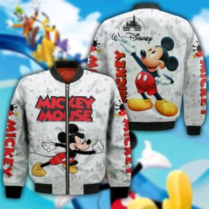 Mickey Mouse Walt Disney 3D Bomber Jacket