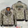 Miller Lite Camouflage Bomber Jacket