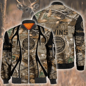Mlb Minnesota Twins Hunting Bomber Jacket