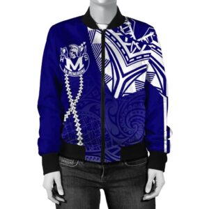 Moanalua High Women's Bomber Jacket b- Forc Style AH JR Bomber Jacket