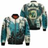 Monster Hunter World Game Zinogre All Printed 3D T Shirt Hoodie Sweater Bomber Jacket Model 3900 Bomber Jacket