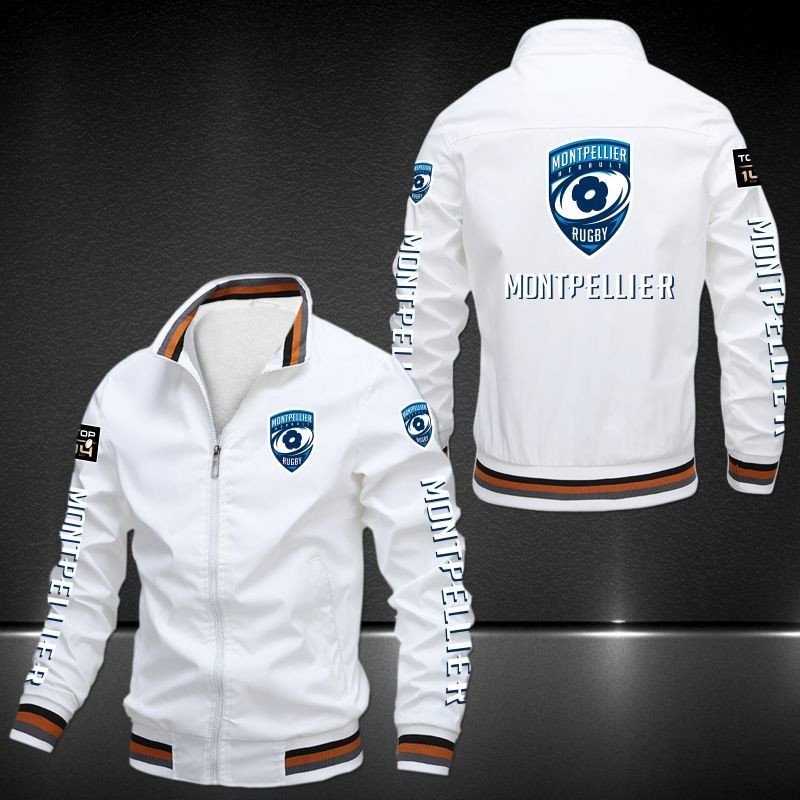 Montpellier Herault Rugby 3D Bomber Jacket Montpellier Herault Rugby 3D Bomber Jacket