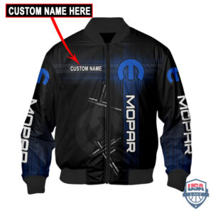 Mopar Flash Custom Name Bomber Jacket