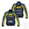 Moto Gp Motocross Valentino Rossi Yamaha Branded Unisex Racing 3D Bomber Jacket