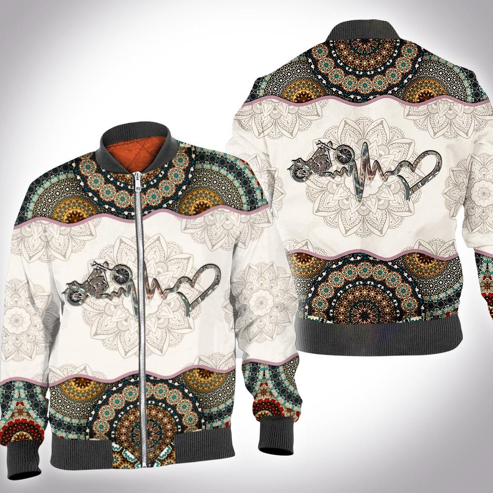 Motorcycle Mandala 3D All Over Printed Shirt Motorcycle Mandala 3D All Over Printed Shirt