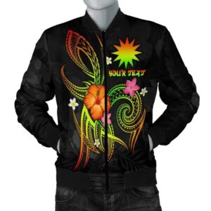 Nauru Polynesian Personalised Women's Bomber Jacket - Legend of Nauru (Reggae) - BN15 Bomber Jacket