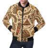 Navajo Tribal Aztec Native Indians American Print Mens Bomber Jacket