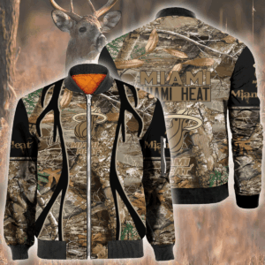 Nba Miami Heat Hunting Bomber Jacket