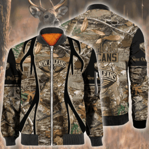 Nba New Orleans Pelicans Hunting Bomber Jacket