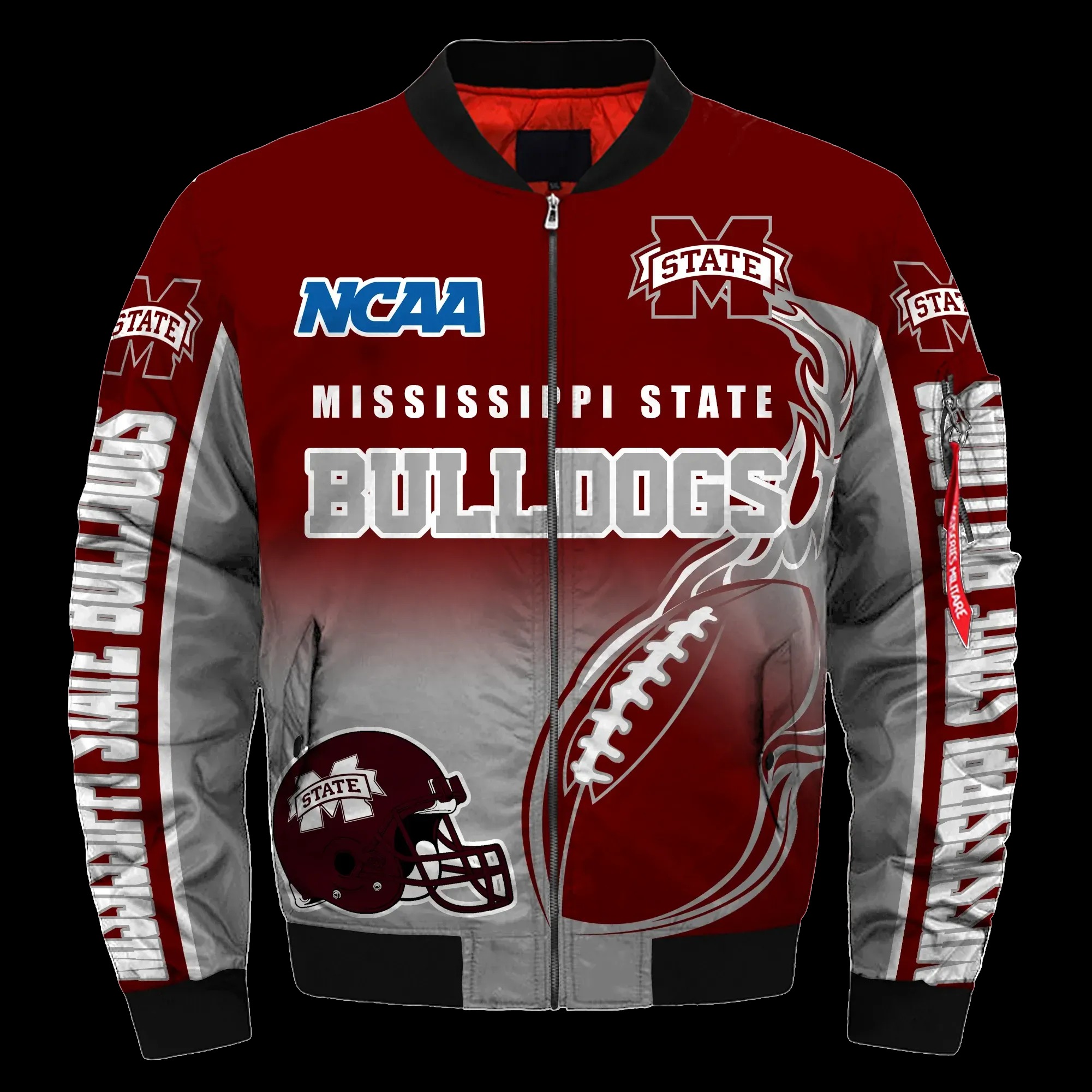 Ncaa Mississippi State Bulldogs Bomber Jacket Ncaa Mississippi State Bulldogs Bomber Jacket