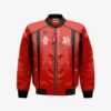 Nekoma High Bomber Jacket Custom Haikyuu Volleyball Uniform Cosplay Costumes Bomber Jacket