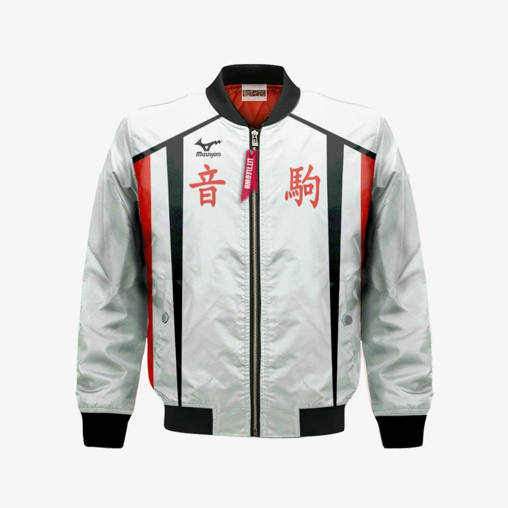 Nekoma High Libero Bomber Jacket Custom Haikyuu Cosplay Costumes Bomber Jacket Nekoma High Libero Bomber Jacket Custom Haikyuu Cosplay Costumes Bomber Jacket