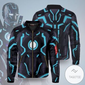 Neon Tech Iron Man Bomber Jacket 2