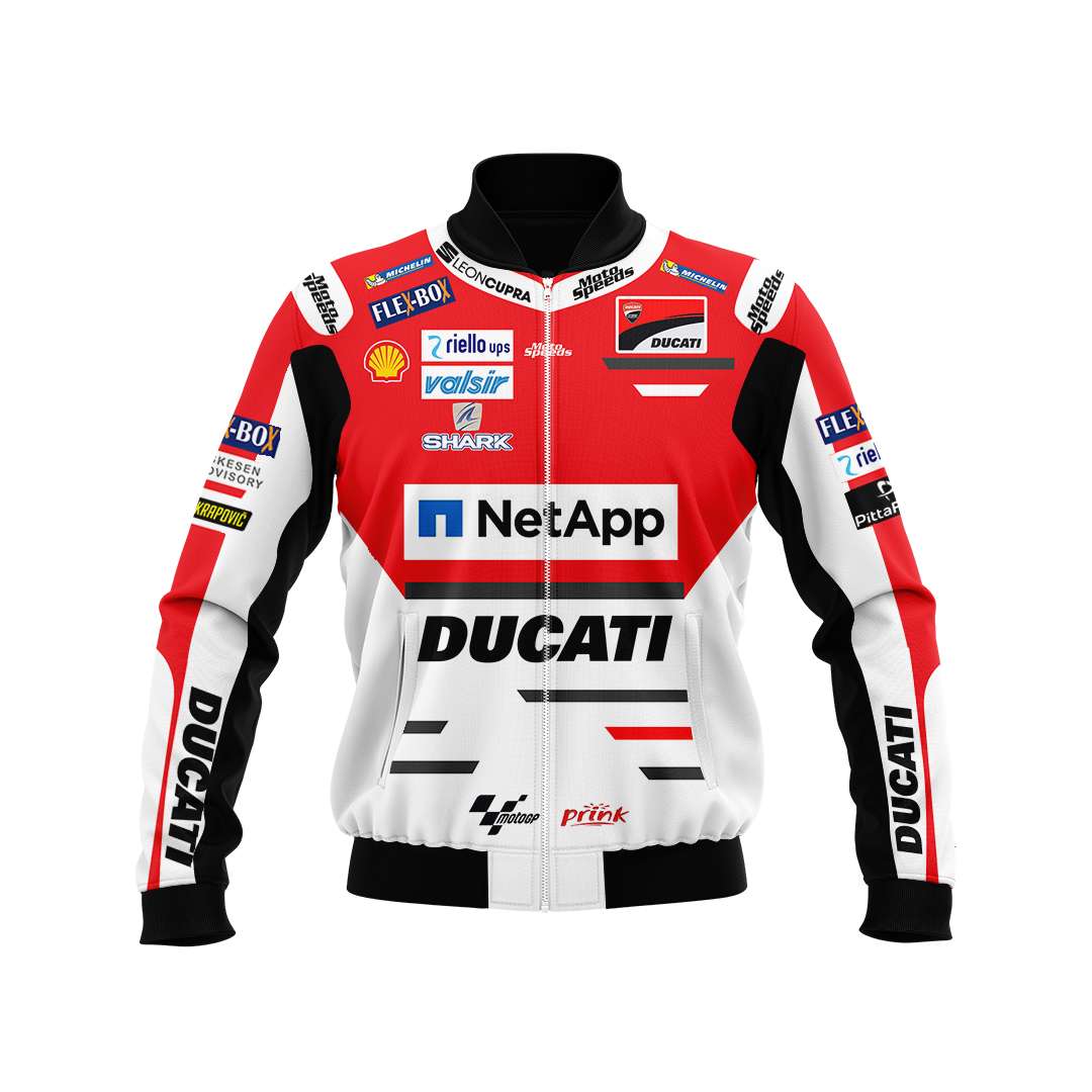 Netapp Ducati Jorge Lorenzo 99 Bomber Jacket Netapp Ducati Jorge Lorenzo 99 Bomber Jacket