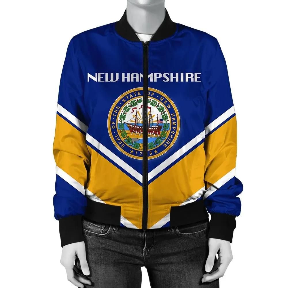 New Brunswick Coat Of Arms Women Bomber Jacket Lucian Style JW5 Bomber Jacket New Brunswick Coat Of Arms Women Bomber Jacket Lucian Style JW5 Bomber Jacket