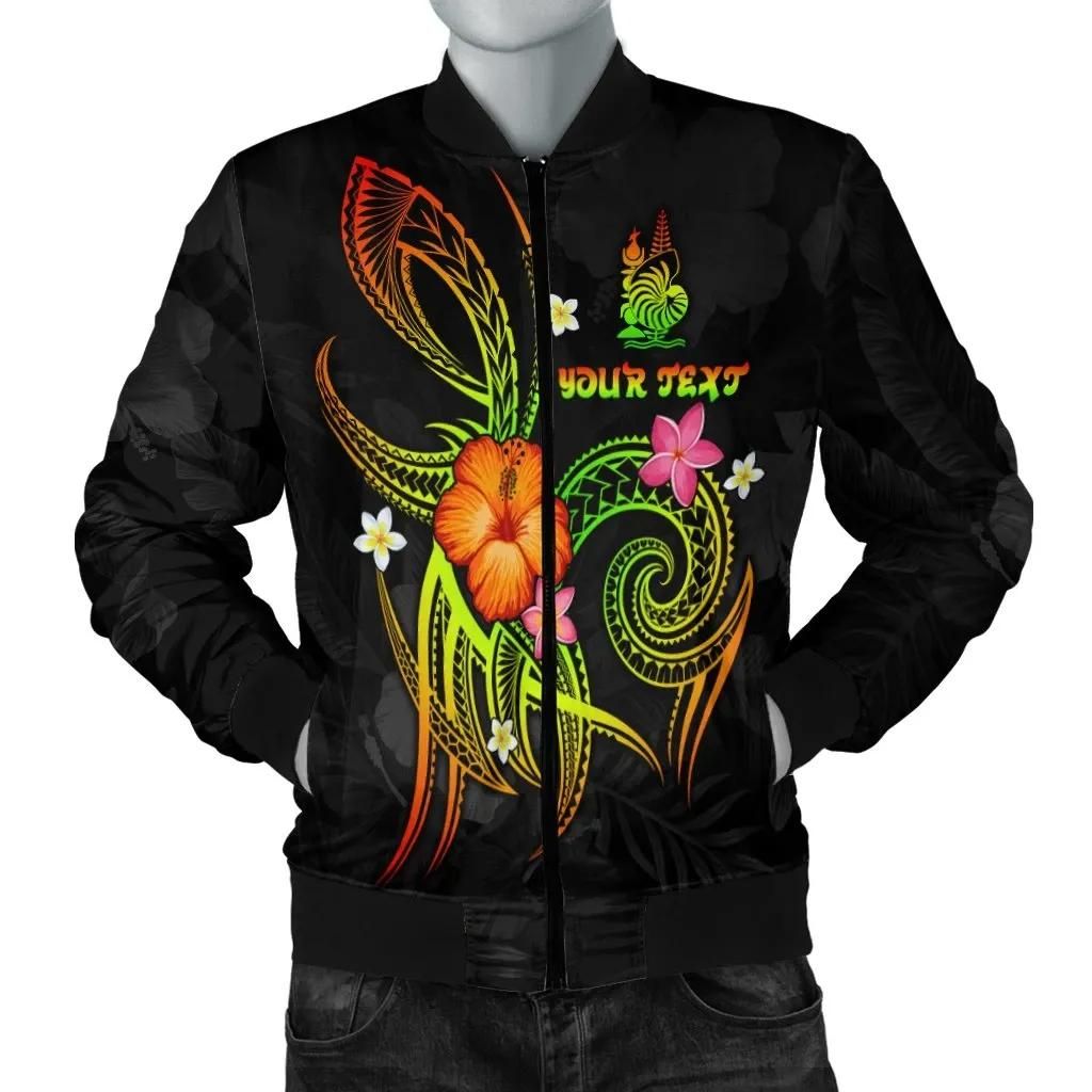 New Caledonia Polynesian Personalised Men's Bomber Jacket - Legend of New Caledonia (Reggae) - BN15 Bomber Jacket New Caledonia Polynesian Personalised Men's Bomber Jacket - Legend of New Caledonia (Reggae) - BN15 Bomber Jacket