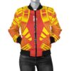 New Caledonia Women Bomber Jacket - Polynesian Tattoo Flag - BN0110 Bomber Jacket