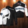 New England Patriots Punisher Skull Bomber Jacket