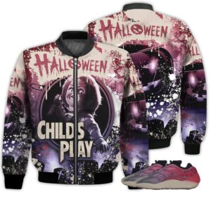New Kicks Shirt Yz 700 V3 Fade Carbon - Halloween Child's Play Chucky - V3 Fade Carbon 700s Gifts Unisex Matching 3D Bomber Jacket