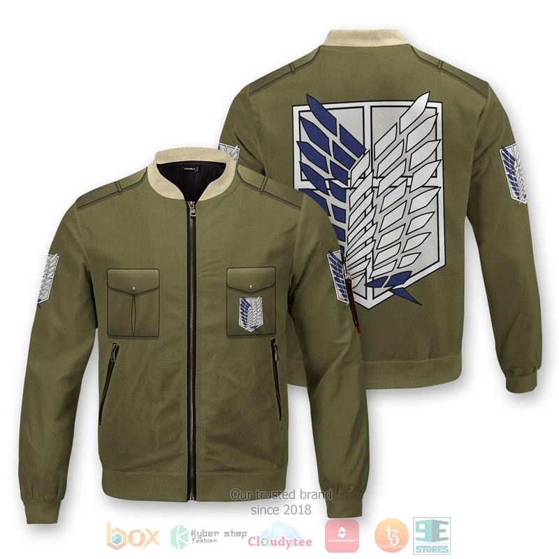 New Survey Corps Uniform Bomber Jacket New Survey Corps Uniform Bomber Jacket
