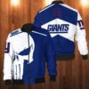 New York Giants Punisher Skull Bomber Jacket