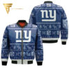 New York Giants Ugly Christmas Full Printing Bomber Jacket