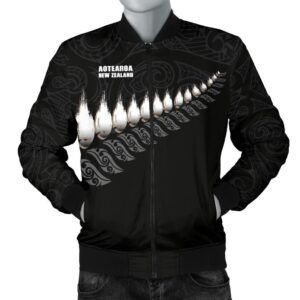 New Zealand Bomber Rugby Silver Fern (Men) A11 Bomber Jacket