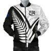 New Zealand Rugby Men's Bomber Jacket - New Zealand Fern & Maori Patterns - BN22 Bomber Jacket