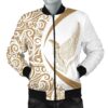 New Zealand Silver Fern Maori Men's Bomber Jacket - Circle Style J9 Bomber Jacket