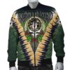Newcomen or Newcombe Ireland Bomber Jacket - GD Irish Legend Shamrock V Tie-Dye A7 Bomber Jacket