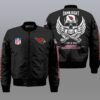 Nfl Arizona Cardinals Wings Skull 3D Bomber Jacket