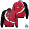 Nfl Atlanta Falcons Curve Design Bomber Jacket